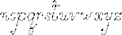 Folk Club Thirteen Regular otf (400) Font LOWERCASE