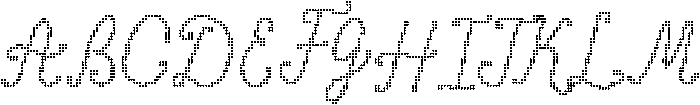 Folk Club Three Regular otf (400) Font UPPERCASE
