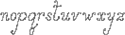 Folk Club Three Regular otf (400) Font LOWERCASE