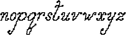 Folk Club Two Regular otf (400) Font LOWERCASE