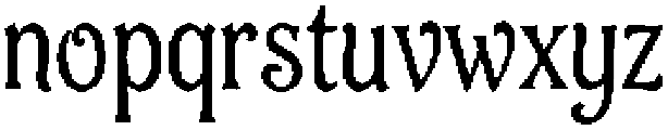 Folklore Flourish Regular otf (400) Font LOWERCASE