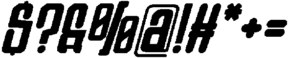 Following Harmony Bold Italic otf (700) Font OTHER CHARS