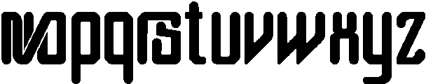 Following Harmony Bold otf (700) Font LOWERCASE
