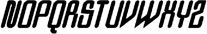 Following Harmony Italic otf (400) Font UPPERCASE