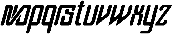 Following Harmony Italic otf (400) Font LOWERCASE