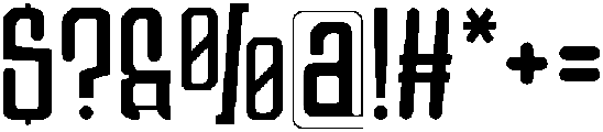 Following Harmony Light otf (300) Font OTHER CHARS