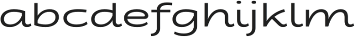 Fondue otf (400) Font LOWERCASE