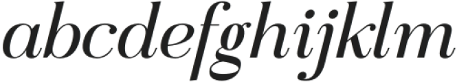 Fonphoria Italic otf (400) Font LOWERCASE