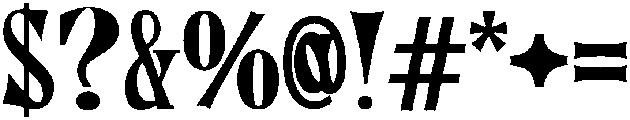 Font Regular otf (400) Font OTHER CHARS