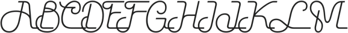 Font-o-Matic Regular otf (400) Font UPPERCASE