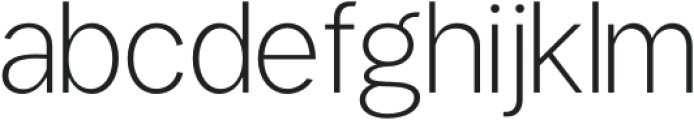 Fontagiou Extra Light otf (200) Font LOWERCASE