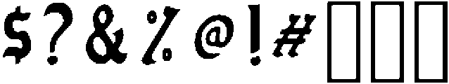 Fontany Regular otf (400) Font OTHER CHARS