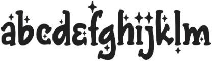 Fontarian Sparkling otf (400) Font LOWERCASE