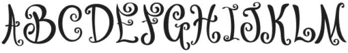 Fontasia Dreams Regular otf (400) Font UPPERCASE