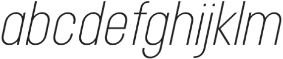 Fontesa Thin Oblique otf (100) FONT