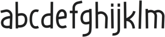 Fonturica Regular otf (400) Font LOWERCASE