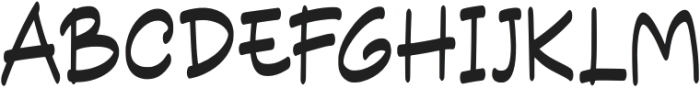 Fonwrite Regular otf (400) Font UPPERCASE