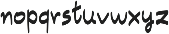 Fonwrite Regular otf (400) Font LOWERCASE