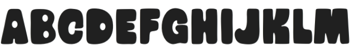 Foobie Sans Regular otf (400) Font UPPERCASE