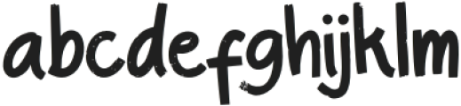 Foodys otf (400) Font LOWERCASE