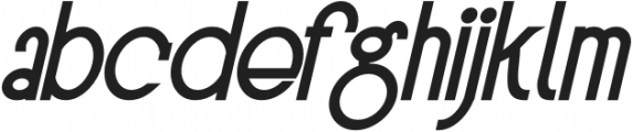 Foolgan Italic otf (400) Font LOWERCASE