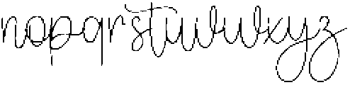 Football Handmade Regular otf (400) Font LOWERCASE