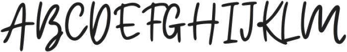 For Better Love Regular ttf (400) Font UPPERCASE