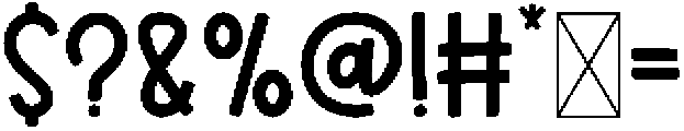 For You Lover Regular otf (400) Font OTHER CHARS
