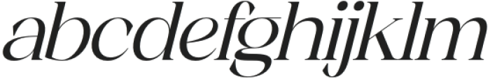 Forade Mellodvista Serif Italic otf (400) Font LOWERCASE