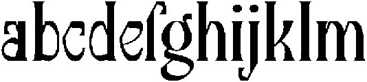 Foramte-Bold otf (700) Font LOWERCASE