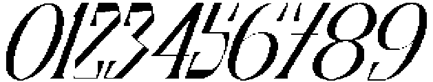 Foramte Oblique otf (400) Font OTHER CHARS