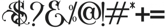 Forbes Typeface Alt otf (400) Font OTHER CHARS