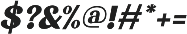 Forbiden Oblique otf (400) Font OTHER CHARS