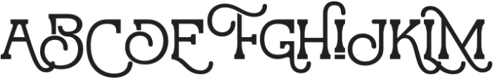 Fordier Regular otf (400) Font UPPERCASE