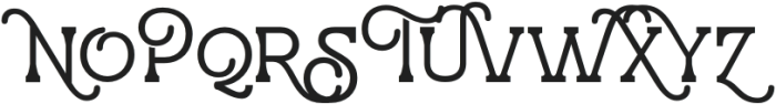 Fordier Regular otf (400) Font UPPERCASE