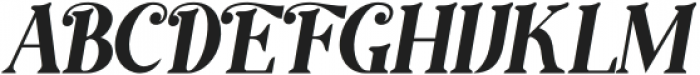 Foremost Italic otf (400) Font UPPERCASE