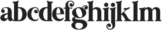 Foremost Regular otf (400) Font LOWERCASE