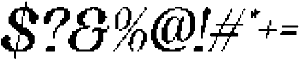 Forena Pixel Regular otf (400) Font OTHER CHARS