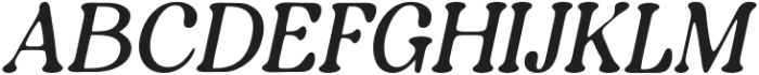 ForenaDrawn-Italic otf (400) Font UPPERCASE