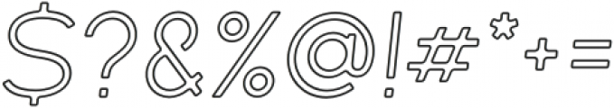 Foreska-Italic otf (400) Font OTHER CHARS