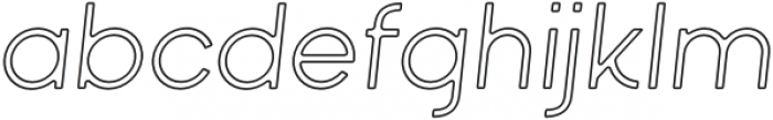 Foreska-Italic otf (400) Font LOWERCASE