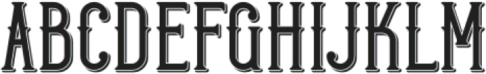 Forest Camp Shadow otf (400) Font UPPERCASE