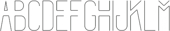 Forest Line ttf (300) Font LOWERCASE
