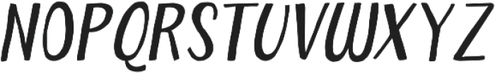 Forest Puyehue Italic otf (400) Font LOWERCASE