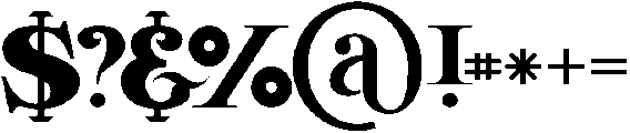 Forest Regular otf (400) Font OTHER CHARS