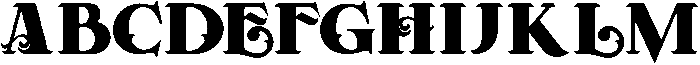 Forest Regular otf (400) Font UPPERCASE
