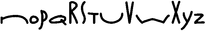 Forest Regular otf (400) Font LOWERCASE