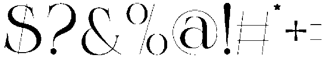 Forest Regular otf (400) Font OTHER CHARS