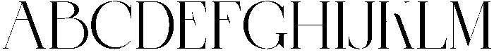 Forest Regular otf (400) Font UPPERCASE