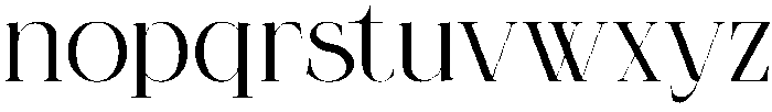Forest Regular otf (400) Font LOWERCASE